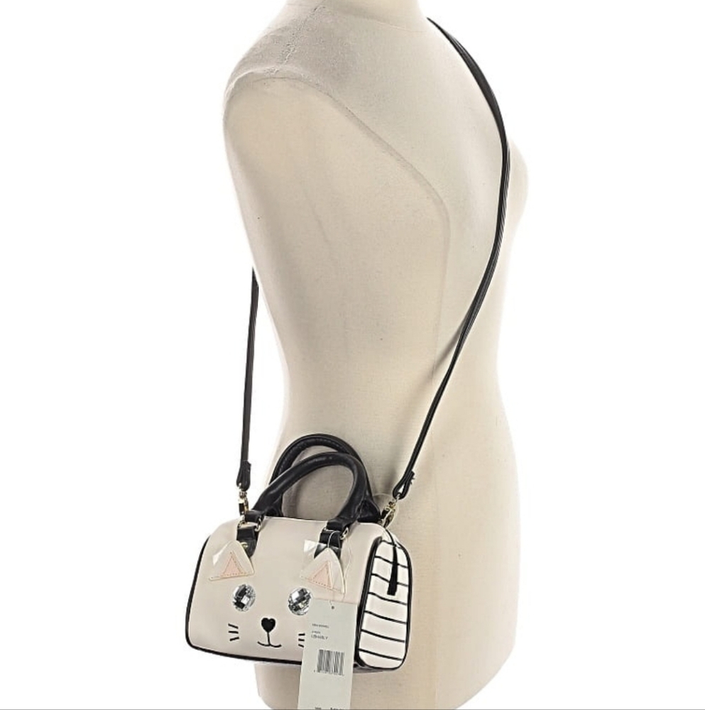 LUV Betsy Mini Barrel Stripe Bag. New With Tags.